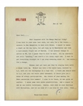 Hunter S. Thompson Letter From 1968 -- ...enroute to New Hampshire to deal with Nixon...Any chance of your making the Demo convention this summer? I plan to be there, in one guise or another...